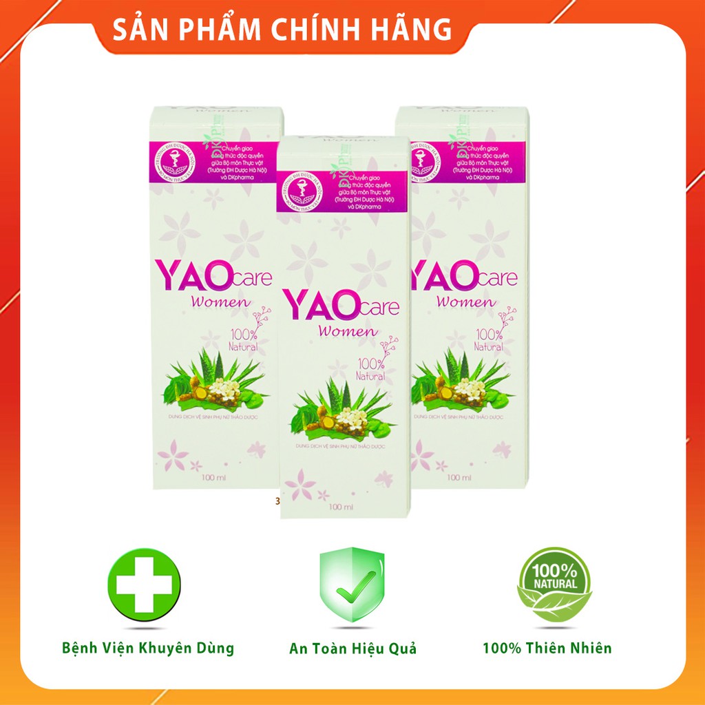 Dung dịch vệ sinh phụ nữ DK Pharma Yaocare Women 100ml