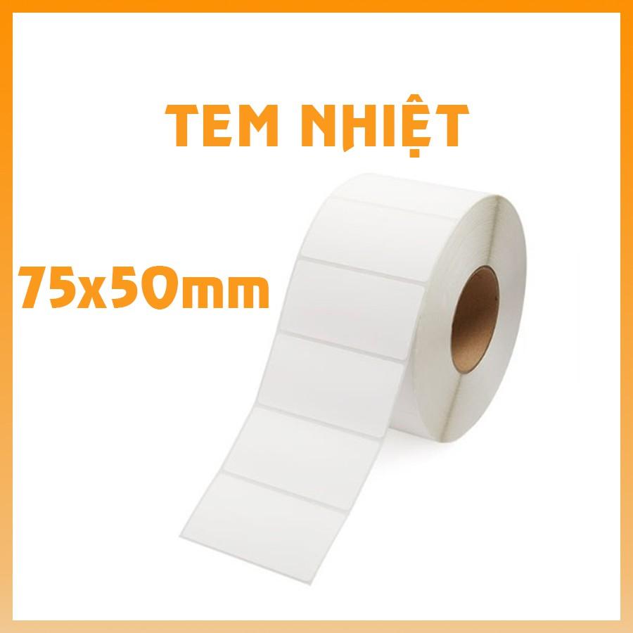 Decal nhiệt in tem, in mã đơn vận GHTK (Giao hàng tiết kiệm) khổ 75x50mm gần 600 tem