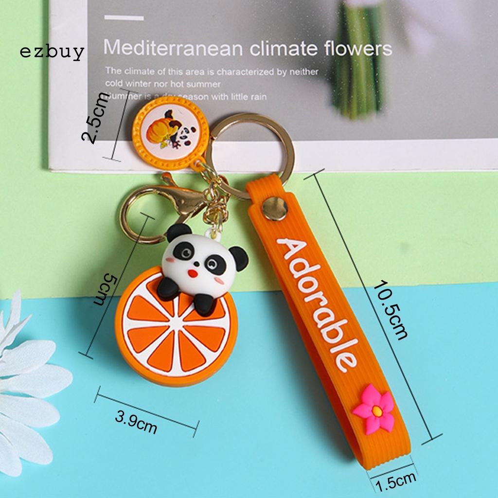 Móc khóa mini hình động vật dễ thương dùng trang trí xe hơi