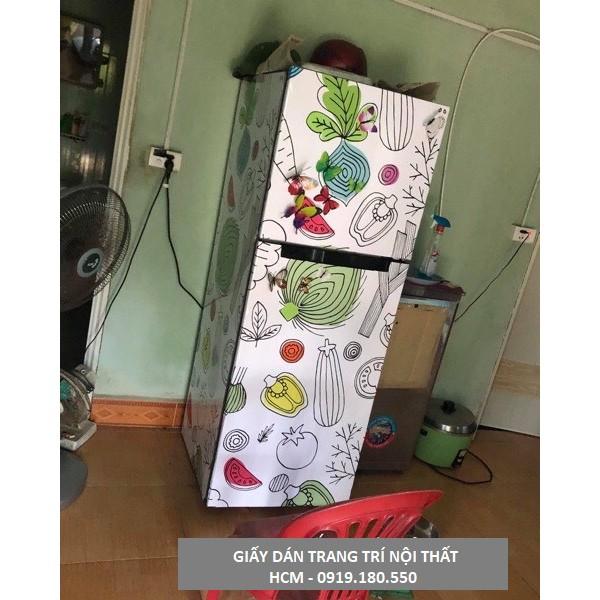 Miếng dán tủ lạnh rau củ