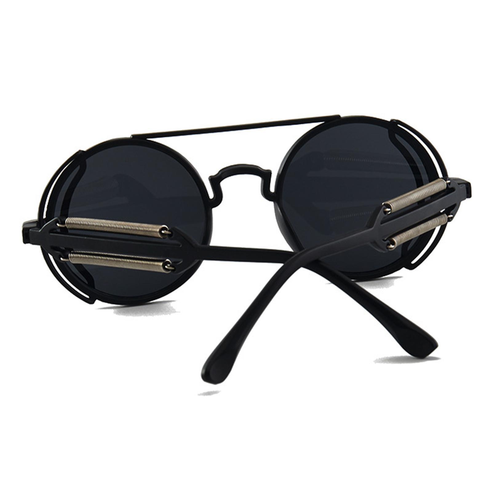 Retro Round Sunglasses Vintage Glasses for Driving Outdoor Sports Women Men Cosplay