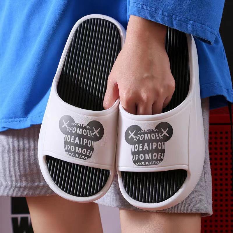 Dép quai ngang nam nữ đúc nguyên khối tăng chiều cao, dép bánh mì chất eva siêu bền êm chân không ngấm nước