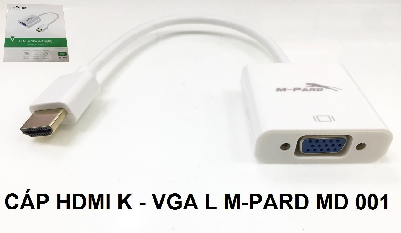 Cáp HDMI K- VGA L M-PARD MD 001