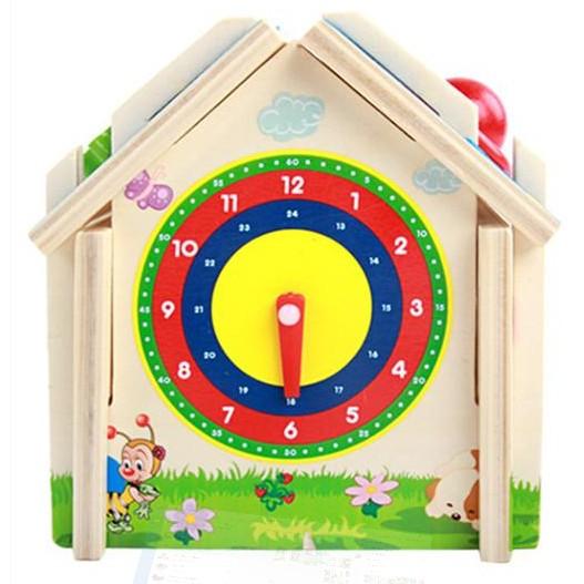 NHÀ ĐẬP BÓNG BÁNH RĂNG-đồ chơi gỗ lắp ráp thông minh