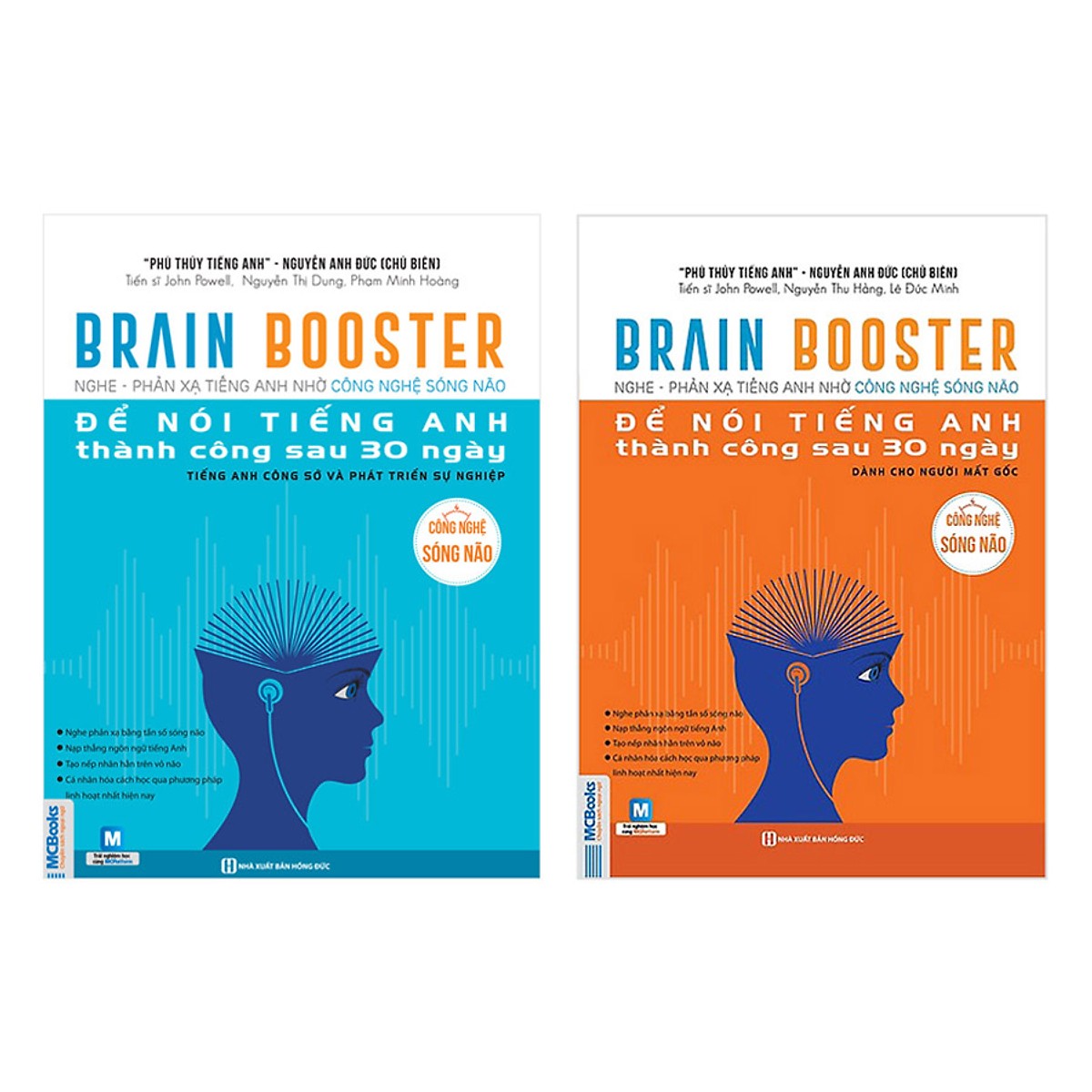 Combo Brain Booster - Nghe Phản Xạ Tiếng Anh Nhờ Công Nghệ Sóng Não Để Nói Tiếng Anh Thành Công Sau 30 Ngày (Tặng kèm kho Audio Books)