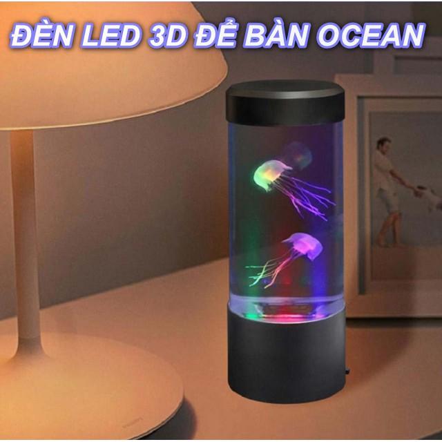 ĐÈN LED 3D ĐỂ BÀN OCEAN - Cao Cấp