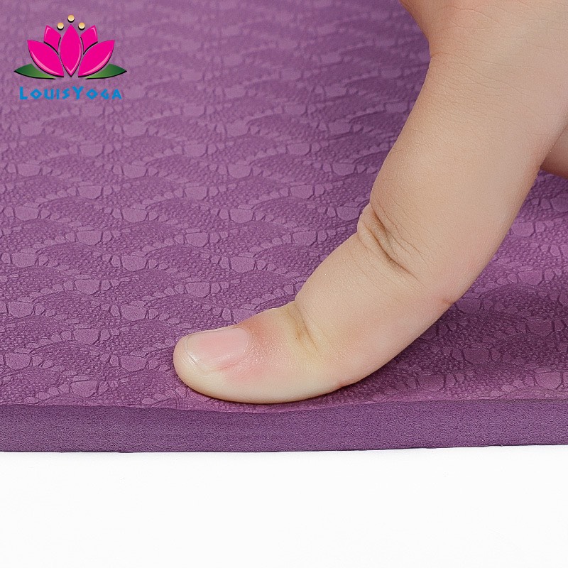 Thảm tập yoga 10mm chất liệu TPE an toàn khi sử dụng dộ bám cao - Thương hiệu LOUIS YOGA