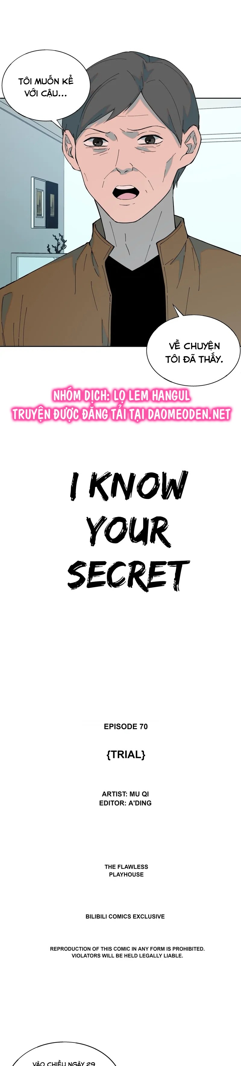 tôi biết bí mật của anh ta chapter 70 4