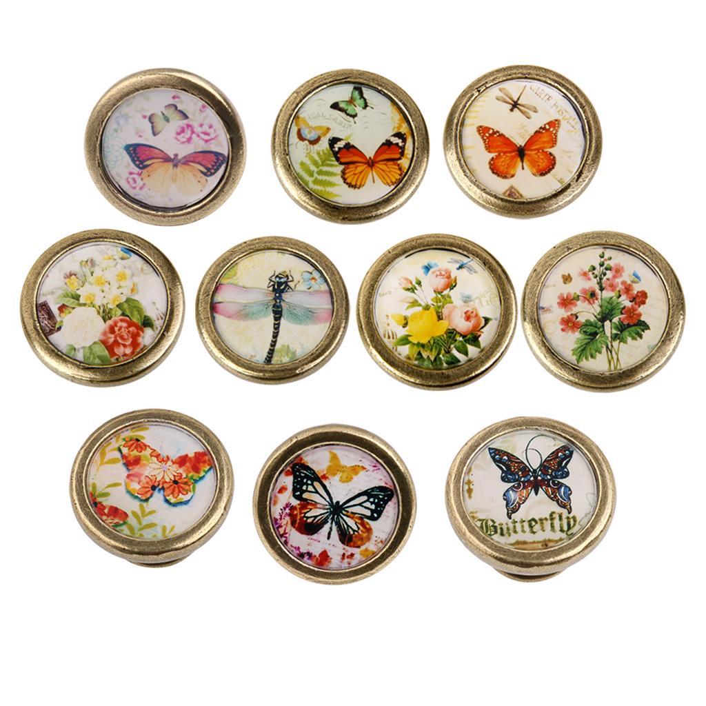 2 Pieces Vintage Metal Cabinet Door Cupboard Drawer Dresser Pull Handle Knob