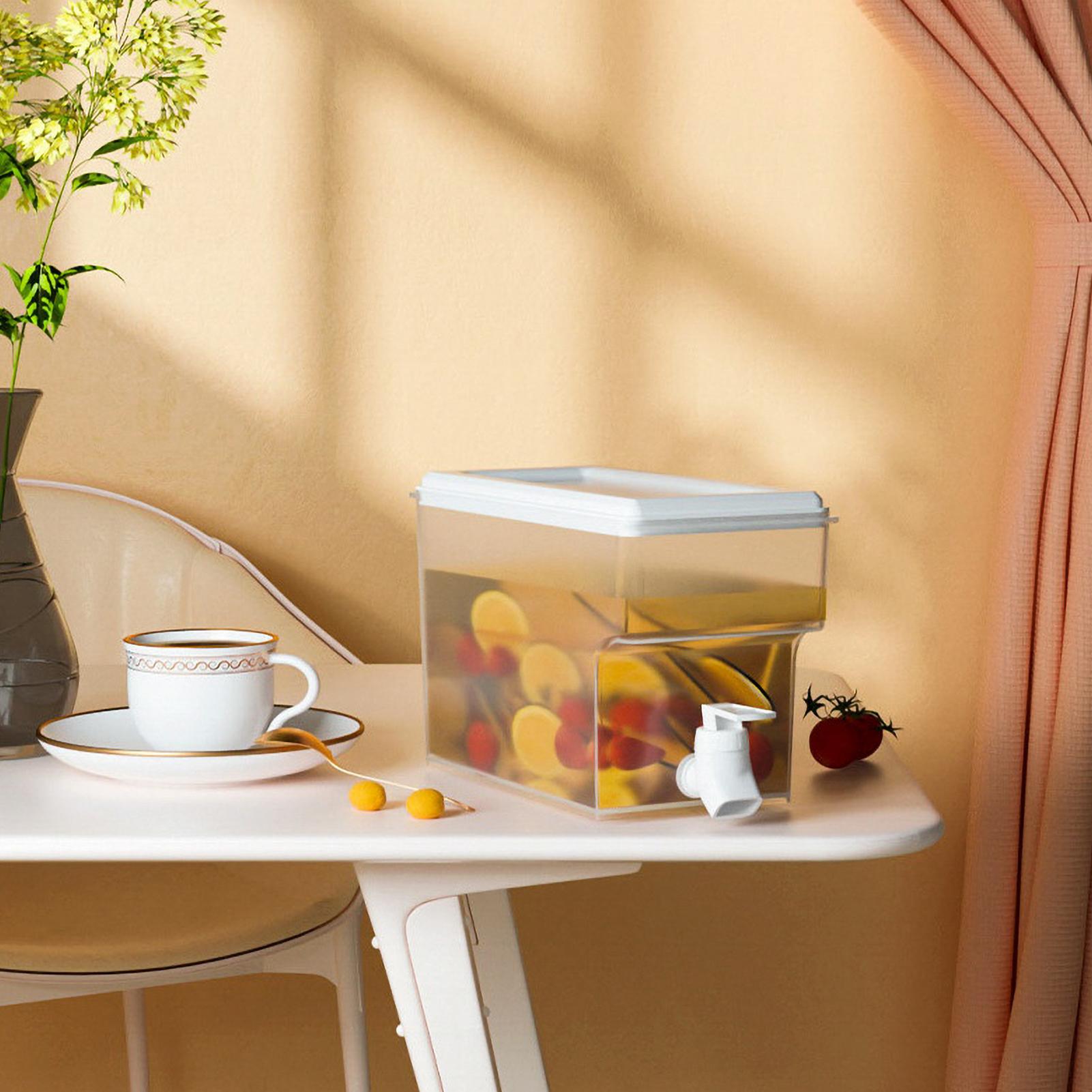 Cold Kettle Water Container Beverage Dispenser with Faucet Refrigerator Iced Cold Kettle Home Cold Drink Dispenser