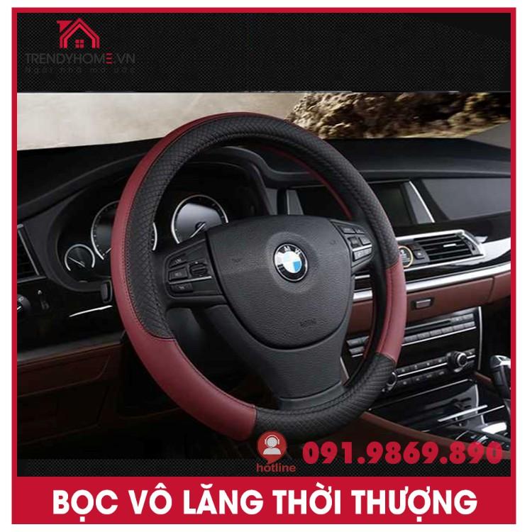 Bọc vô lăng xe Ô TÔ Da PU thoáng khí Bọc vô lăng nhập khẩu hàng xịn nhất