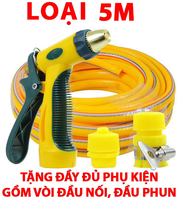 Vòi xịt tăng áp rửa xe tưới cây, rửa sân áp lực cao có thể điều chỉnh các chế độ phun áp lực nước cao thấp tùy ý tiện lợi