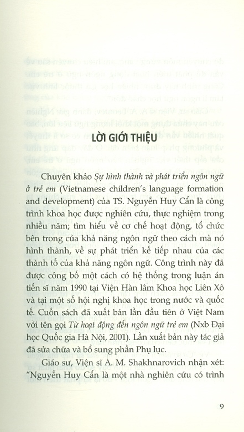 Sự Hình Thành Và Phát Triển Ngôn Ngữ Ở Trẻ Em