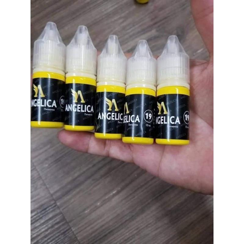 Mực môi mày mí Angelica chai bé