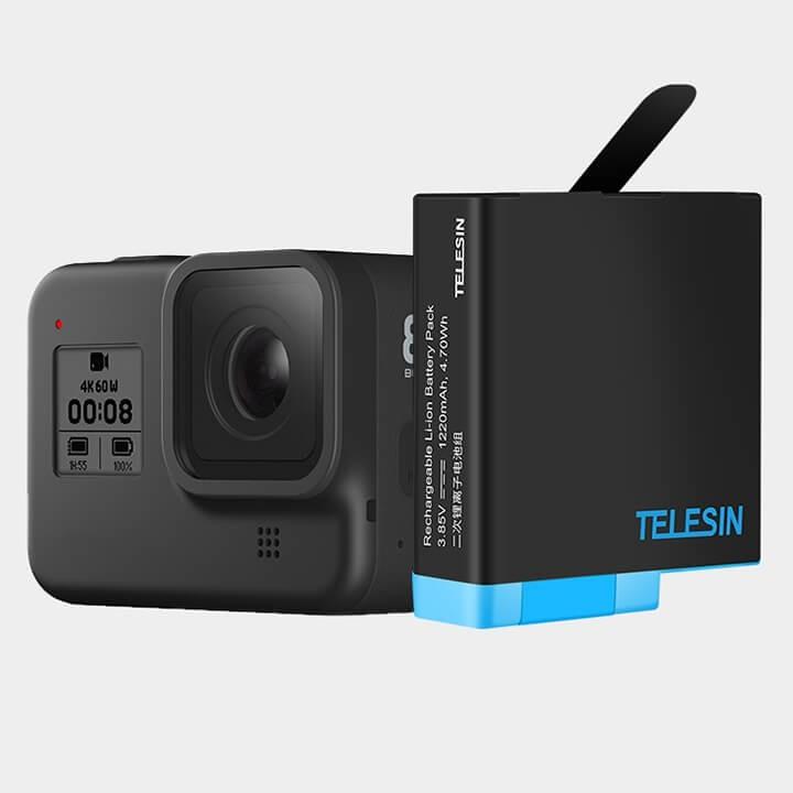 PIN GOPRO 8 / 7 / 6 / 5 TELESIN - HÀNG NHẬP KHẨU