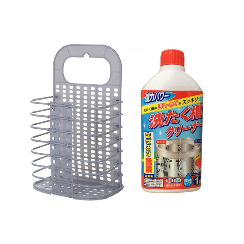 Giỏ nhựa đa năng gấp gọn tiện lợi + nước tẩy lồng giặt