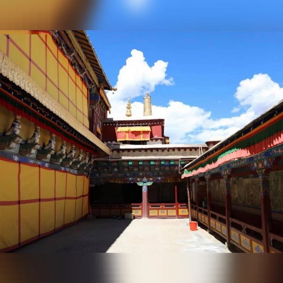 Khăn Ấn Hàng Ma Liên Hoa Sinh Tu Viện Samye Gompa Tây Tạng