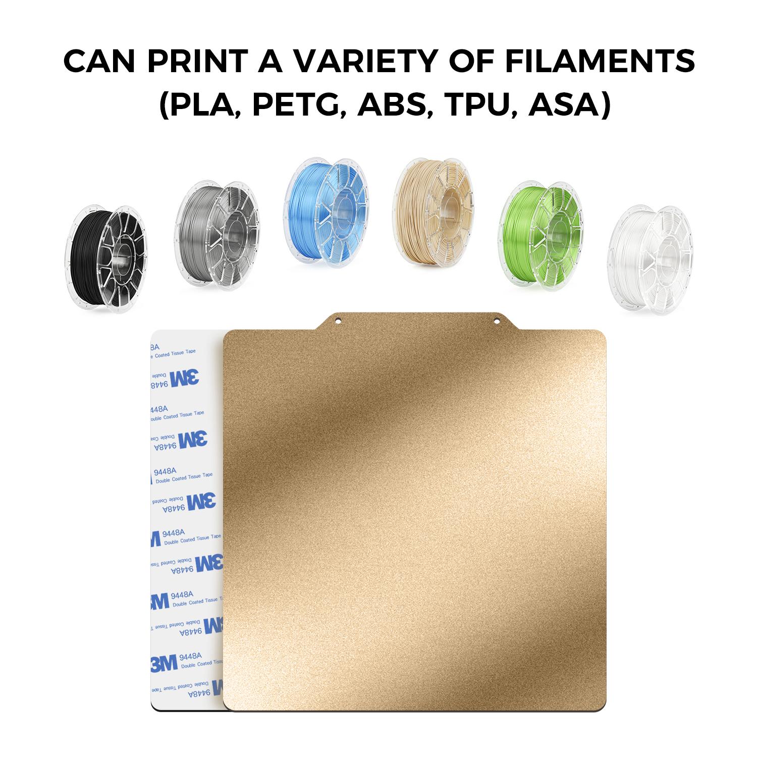 TWOTREES Tấm thép lò xo PEI hai mặt có hoặc không có cơ sở từ tính 220/235/310mm cho các bộ phận máy in 3D