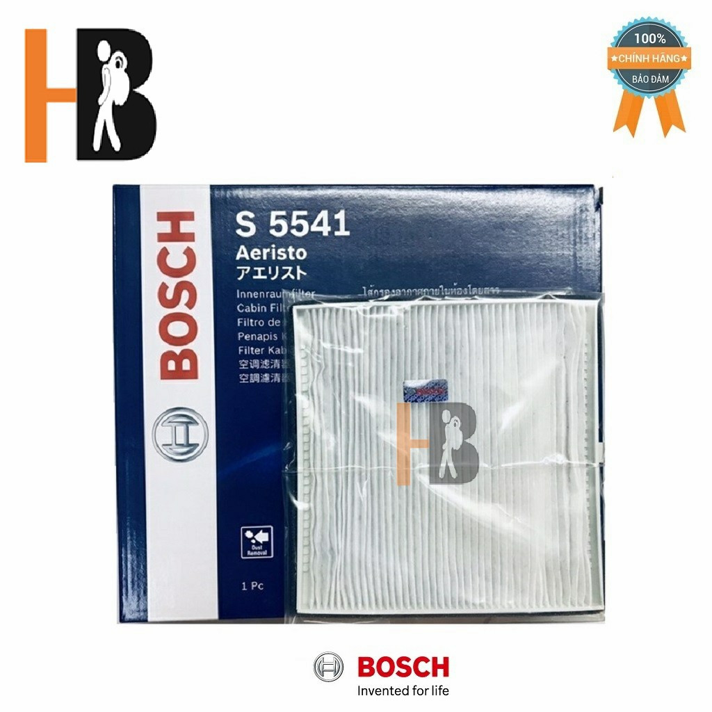 Lọc Gió Điều Hòa / BOSCH / Aeristo / S5541 Cho Xe Hyundai i10 , Kia Morning - Hibu