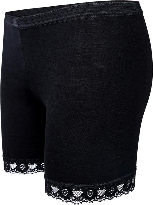 Combo 4 quần đùi cotton mặc váy MW QLC, Màu 2 đen + 2 da