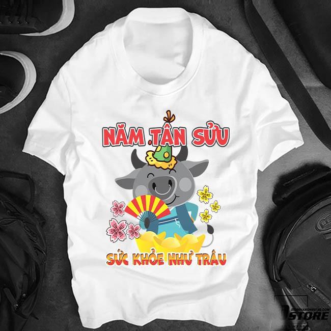 ÁO THUN SỨC KHỎE NHƯ TRÂU | ÁO TẾT TÂN SỬU 2021 AT102
