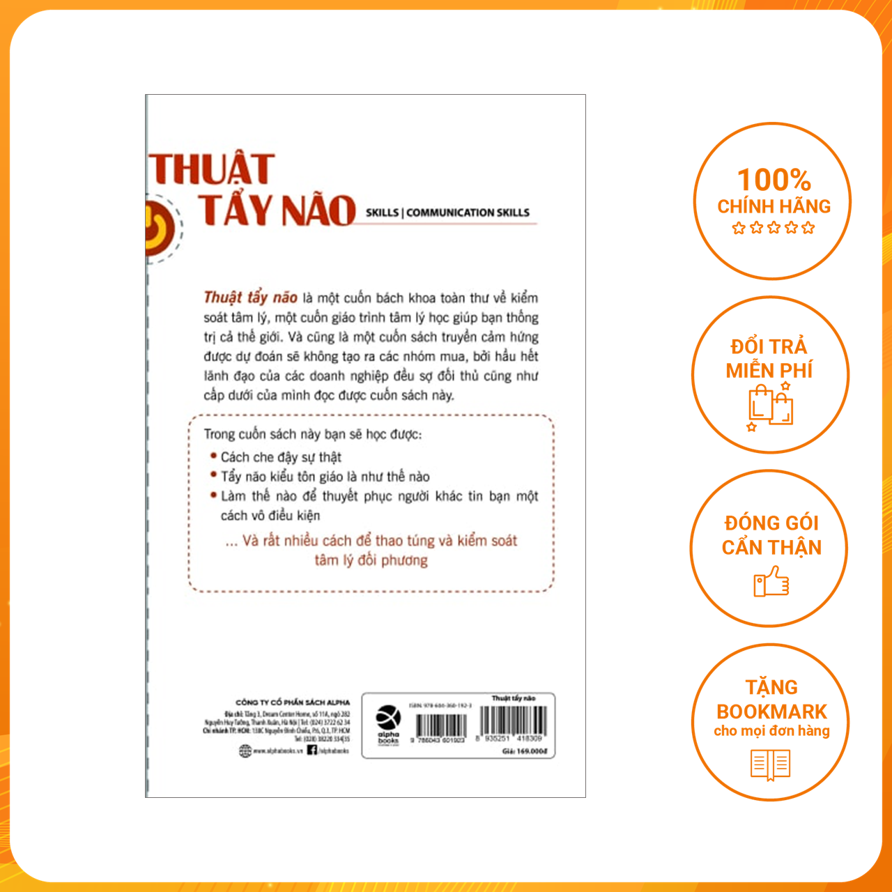 Thuật Tẩy Não (Tái Bản 2019) (Tặng Kèm Bookmark Tiki)