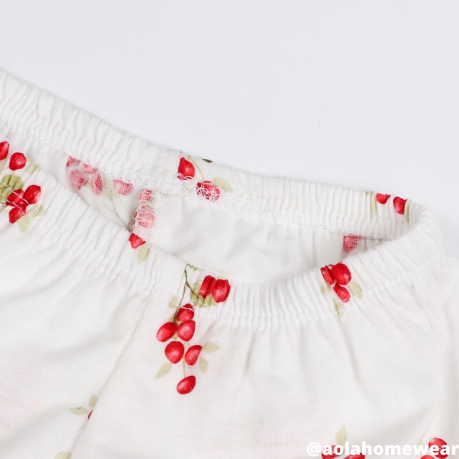 Bộ babydoll bé gái tay ngắn quần dài thun cotton 2C mặc ngủ tiết hoa hoa kỳ lân unicorn Áo Lá Homewear COT2CBD