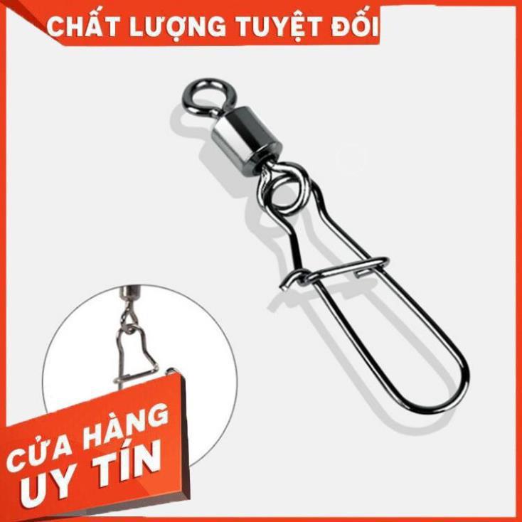 Hình ảnh Khóa link Câu Cá Chữ U Chống Xoắn 20 Chiếc Cao cấp Thép Đen siêu Chịu Lực Khóa linh câu cá - Sanami Fishing