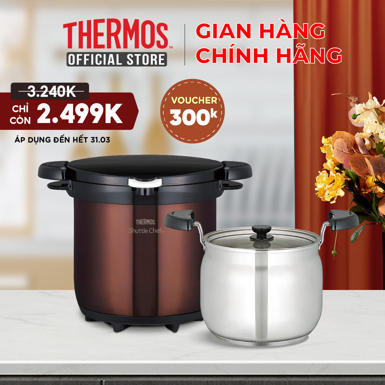 Nồi ủ Thermos - Hàng chính hãng