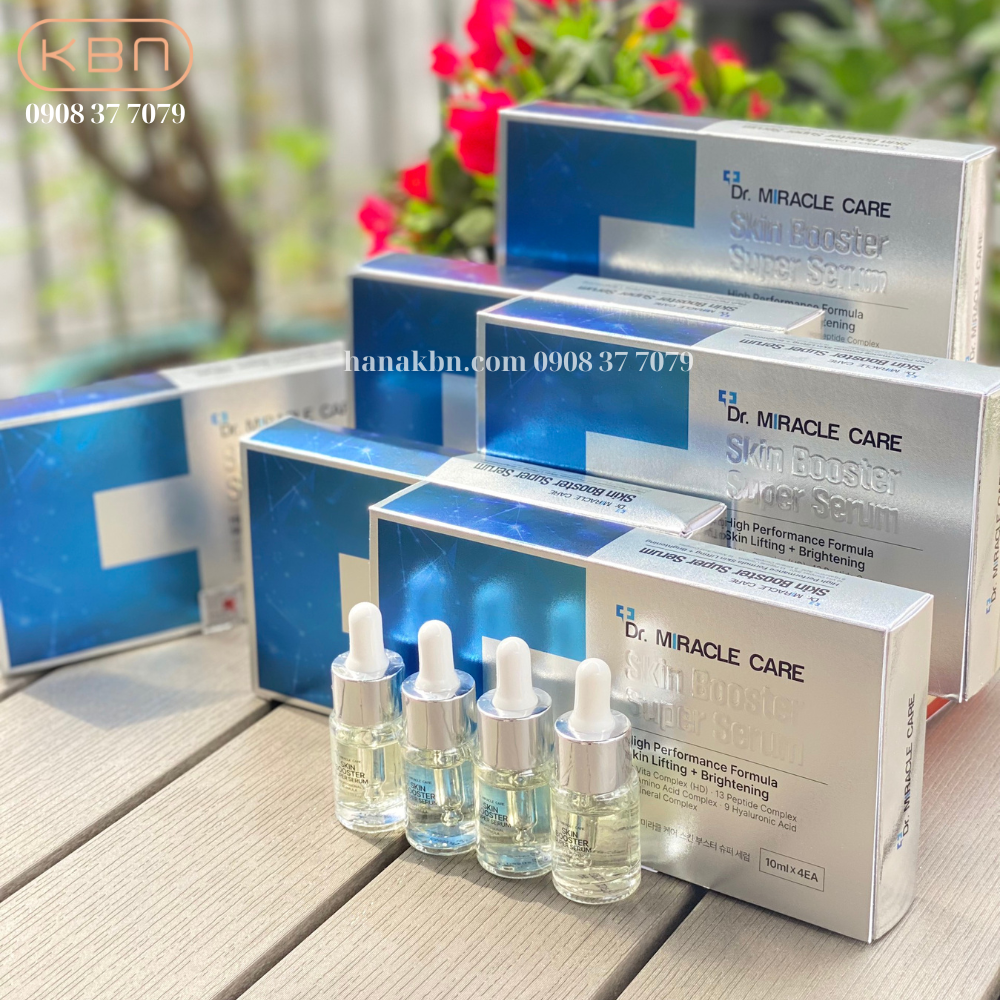 Combo 5 Bộ SKIN BOOSTER SUPER SERUM - Serum Dưỡng Da Cao Cấp Hàn Quốc + Tặng 1 Bộ