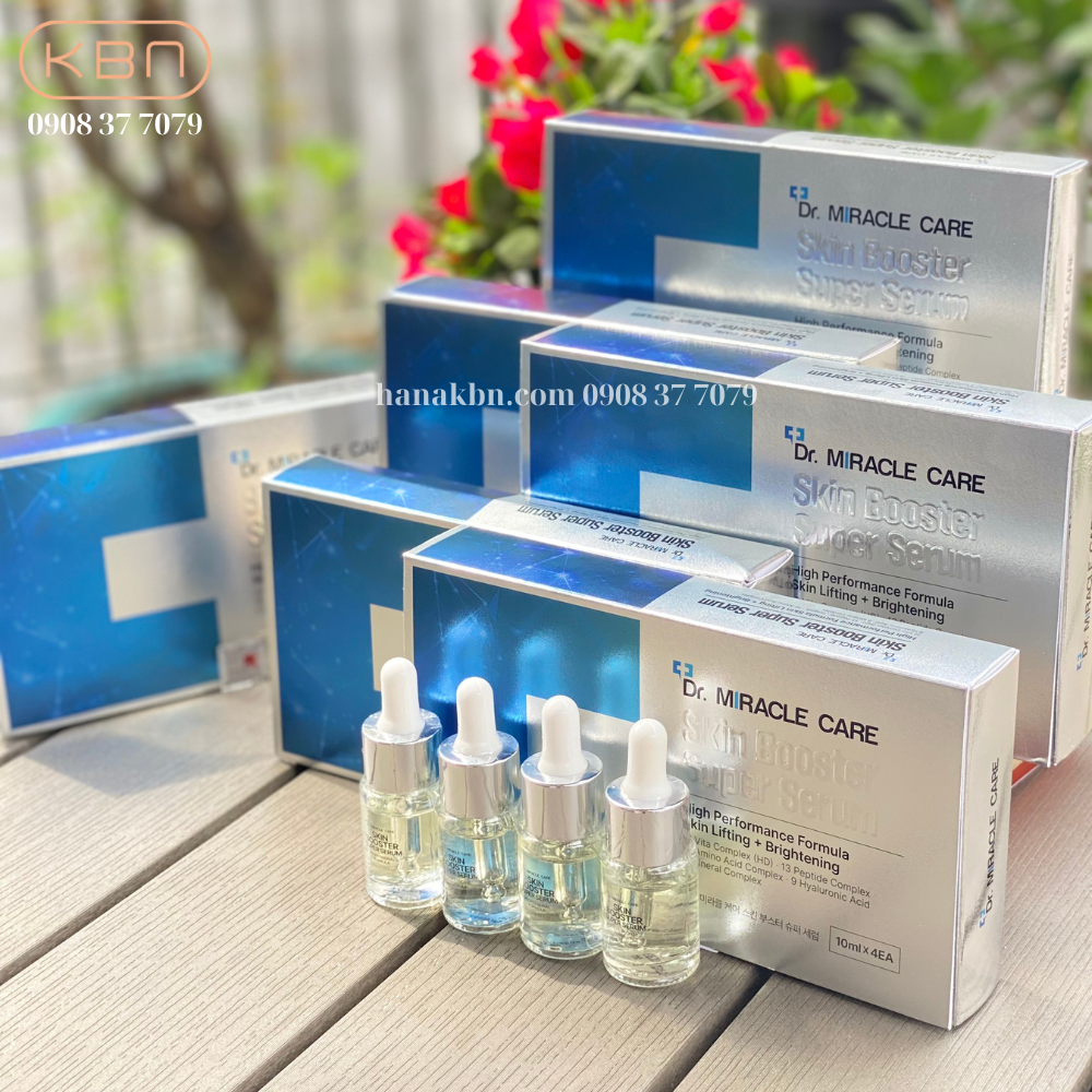 Combo 5 Bộ SKIN BOOSTER SUPER SERUM (1 Bộ 4 Chai) - Serum Dưỡng Da Cao Cấp Hàn Quốc (Hàng Chính Hãng) + Tặng 1 Bộ