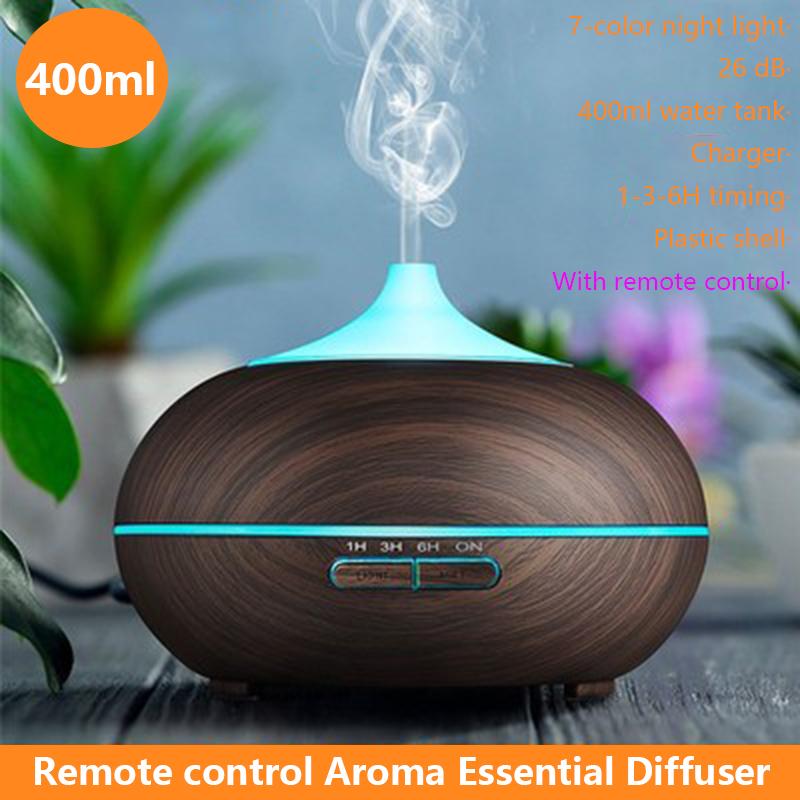 400Ml Xông Tinh Dầu Khuếch Tán Máy Phun Sương Tạo Độ Ẩm Nồi Cơm Điện Từ Điều Khiển Từ Xa Thơm Máy Khuếch Tán Tinh Dầu Siêu Âm Phun Sương Tạo