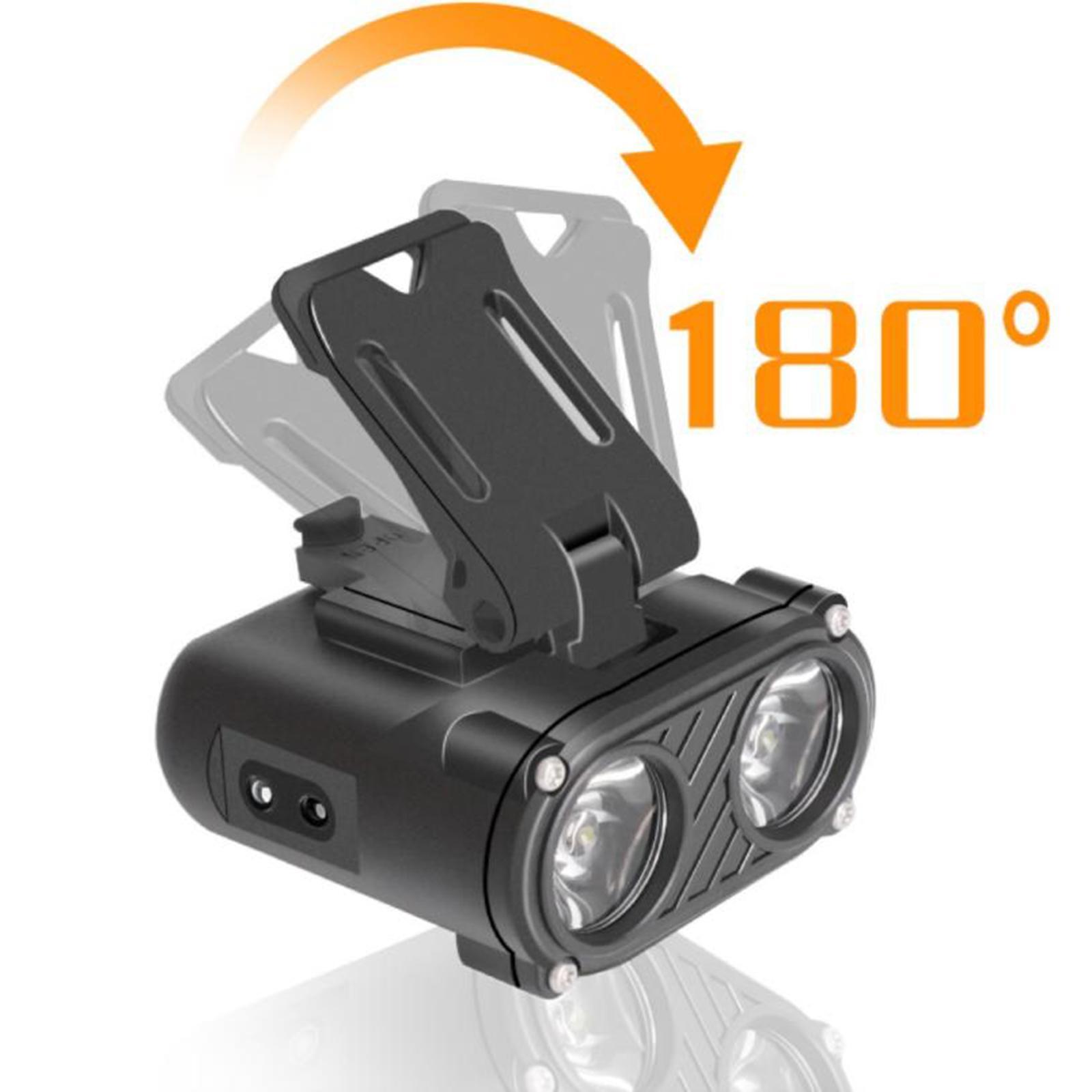 Mini LED Flashlight Body Sensor Lightweight with Head Strap Bright