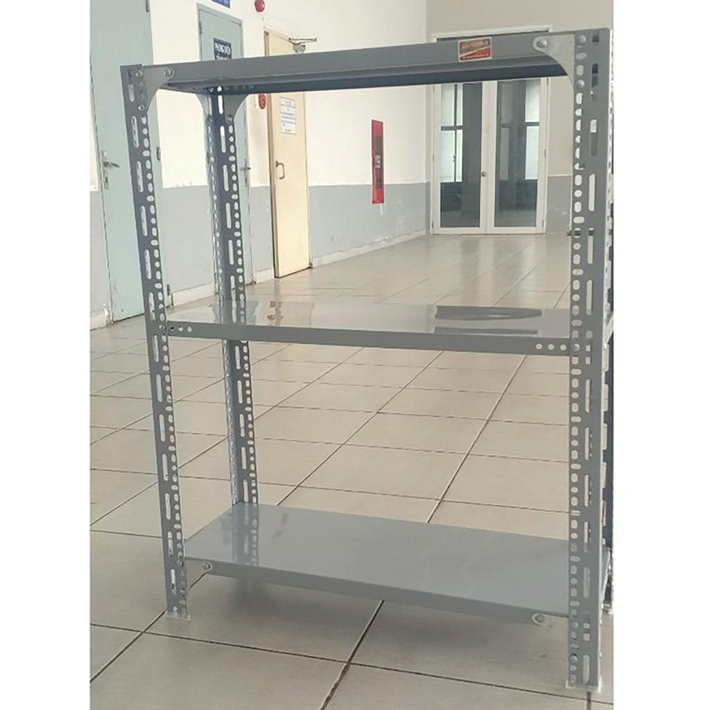 Kệ sắt v lỗ đa năng 3 tầng Dài 0,8m x Rộng 0,3m x Cao 1m