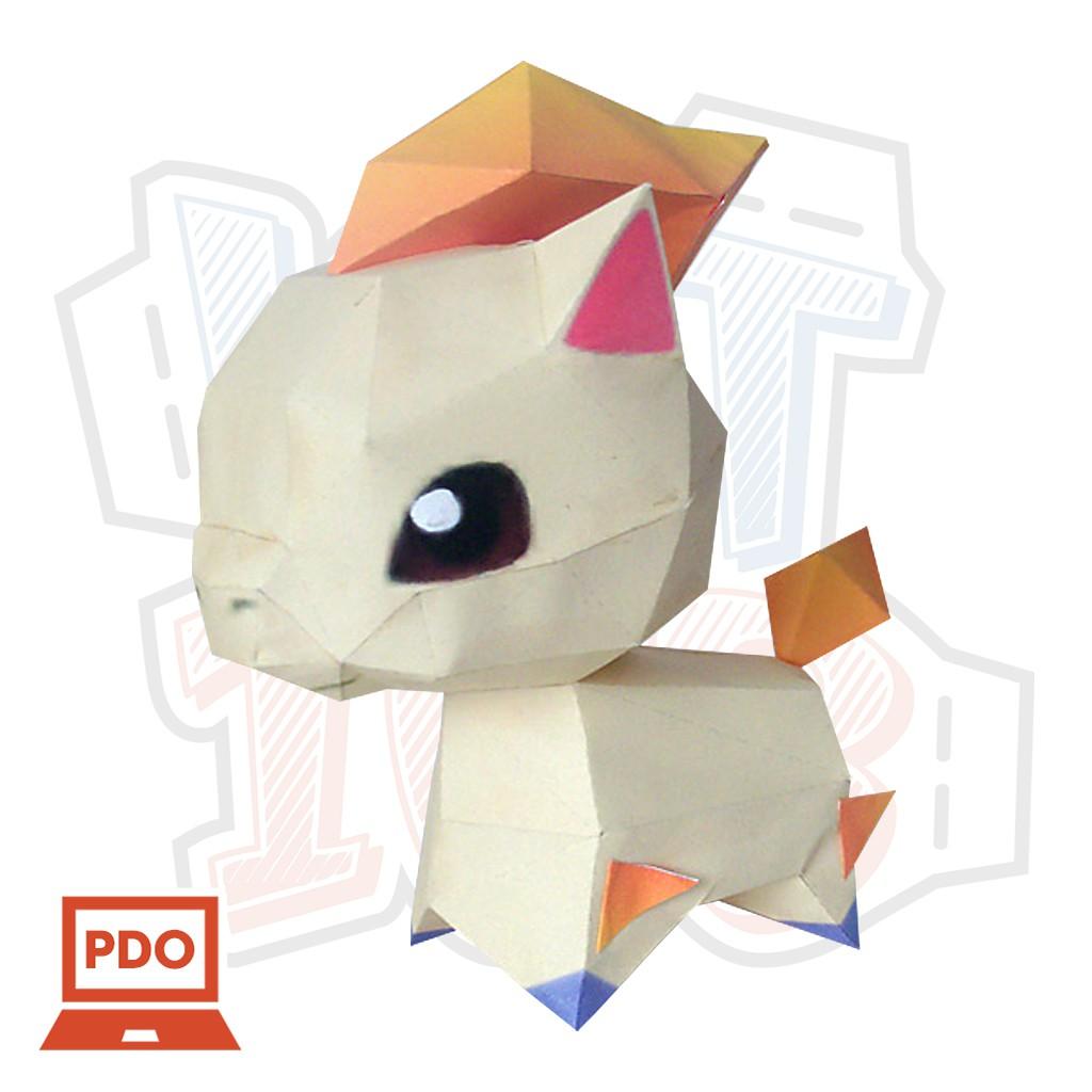 Mô hình giấy Pokemon Ponyta Chibi - Giá Tiki khuyến mãi: 5,000đ ...