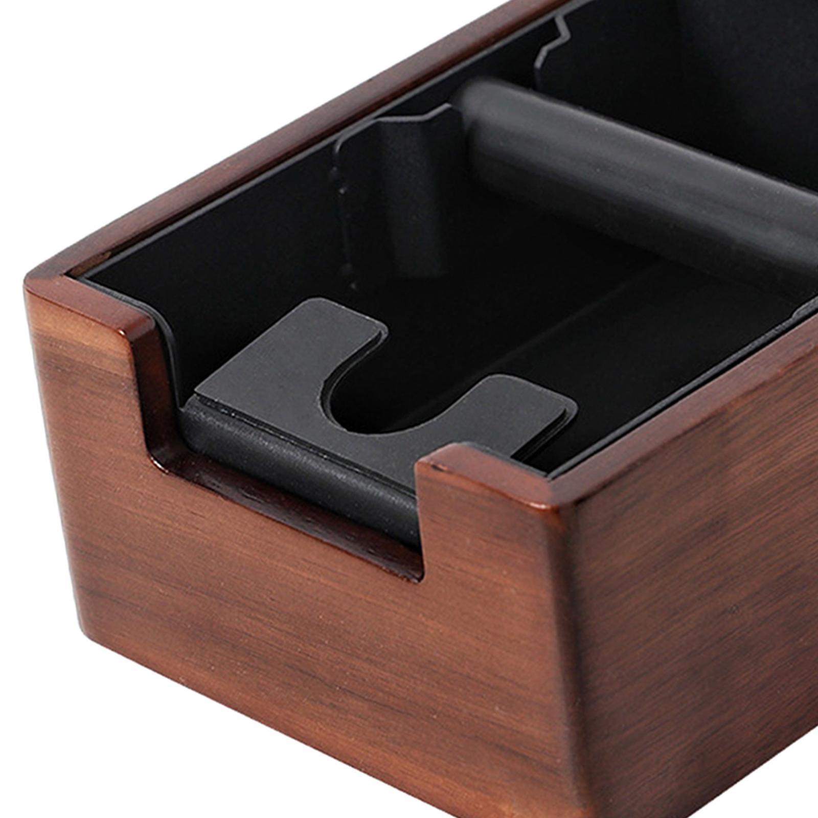 Wooden Residue Box for Coffee Trash Bin for Espresso Machine Accessories