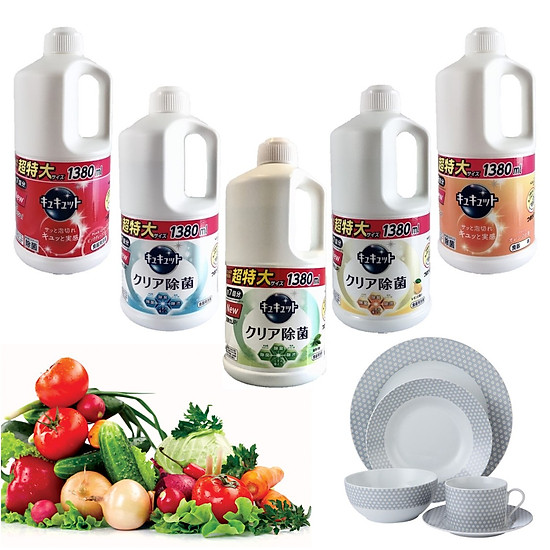 Nước Rửa Bát Kao 1380 ml Nội Địa Nhật