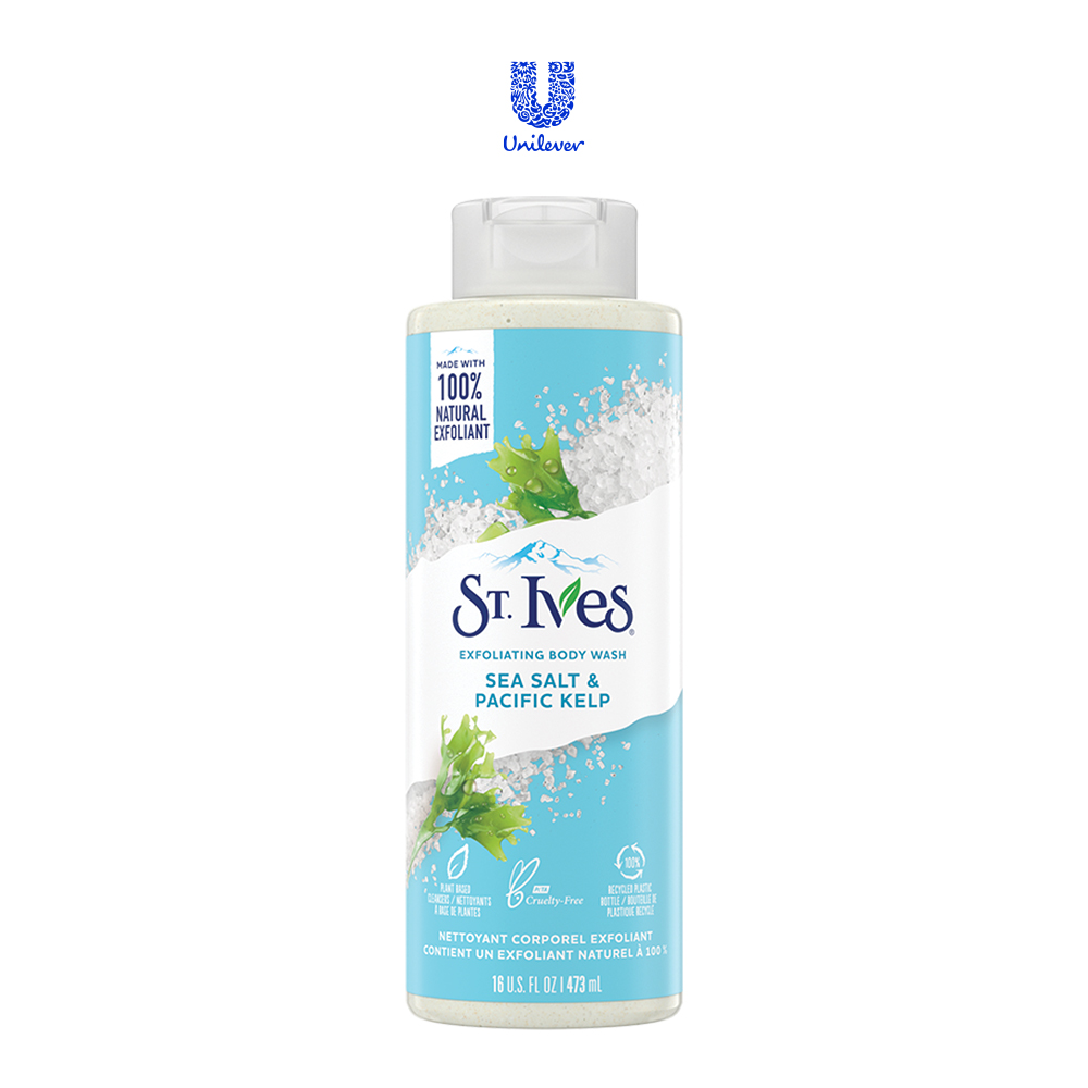 Combo 2 chai Sữa tắm dưỡng da St.Ives Muối biển 473ml