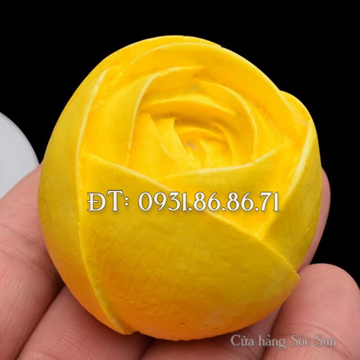 Khuôn silicon búp hoa hồng trà - Mã số 1493