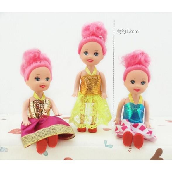 Búp Bê ChiBi Bé Trai + Bé Gái 12cm Xinh Xắn Đáng Yêu