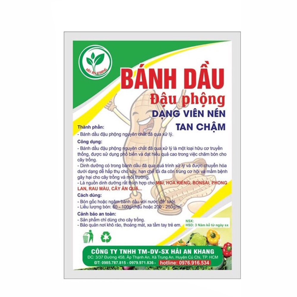 Ánh dầu đậu phộng dạng viên nén tan chậm