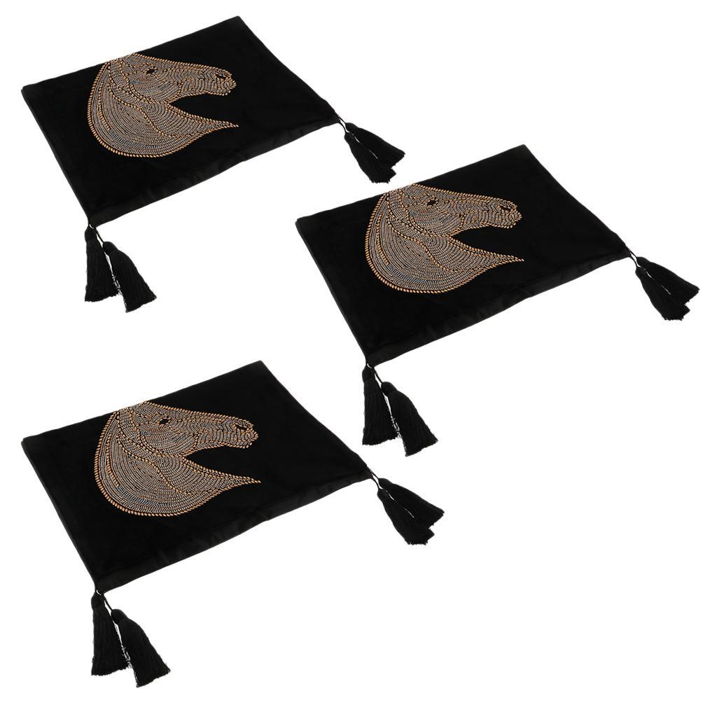 Velveteen Bed Runner Scarf for Home Bedroom Hotel Wedding Room