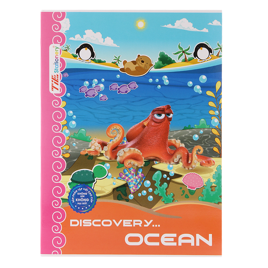 Lốc 10 Quyển Tập Discovery Ocean TIE TDO-R18 Caro 4 Ôly 96 Trang - Mẫu Ngẫu Nhiên