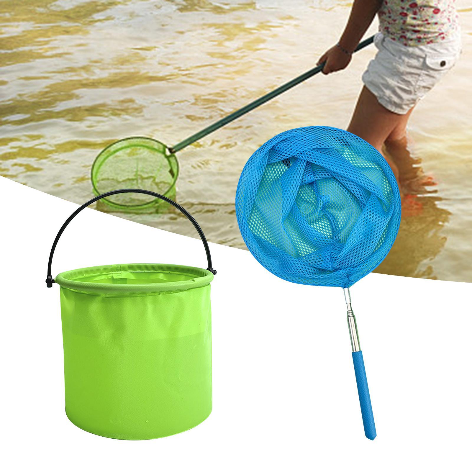 Children's Camping Tool Folding Bucket Travel for Fish Butterfly