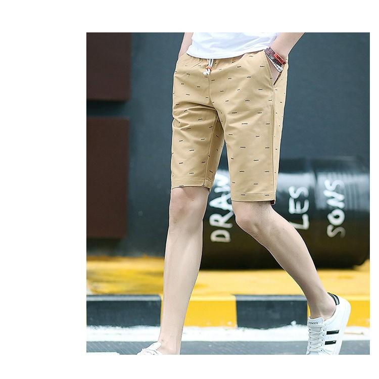 Quần short kaki nam cạp chun phong cách trẻ trung LAHstore