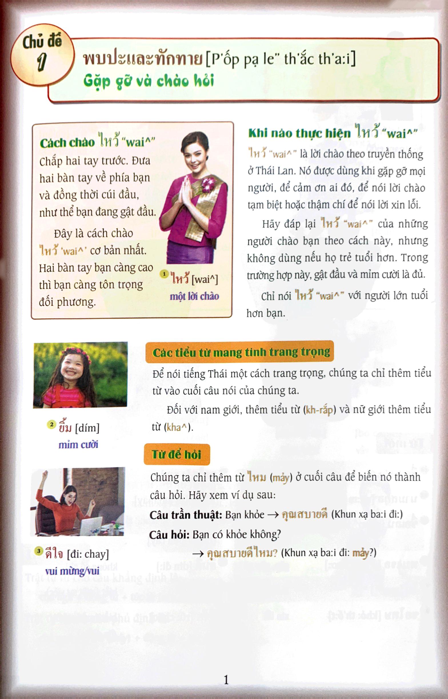 Từ Vựng Tiếng Thái Bằng Hình Theo Chủ Đề - Trình Độ Sơ Cấp-Trung Cấp