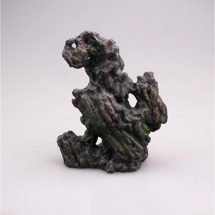 Mô hình non bộ dáng quái thạch cao 12 x 5.5 x 13.5cm dùng trang trí bể thủy sinh, tiểu cảnh, terrarium, DIY