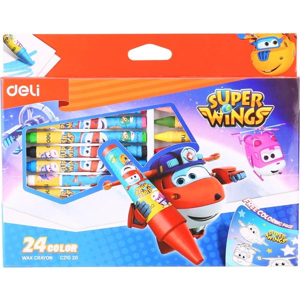 Bút Sáp Màu 24 Màu Deli Ec21020