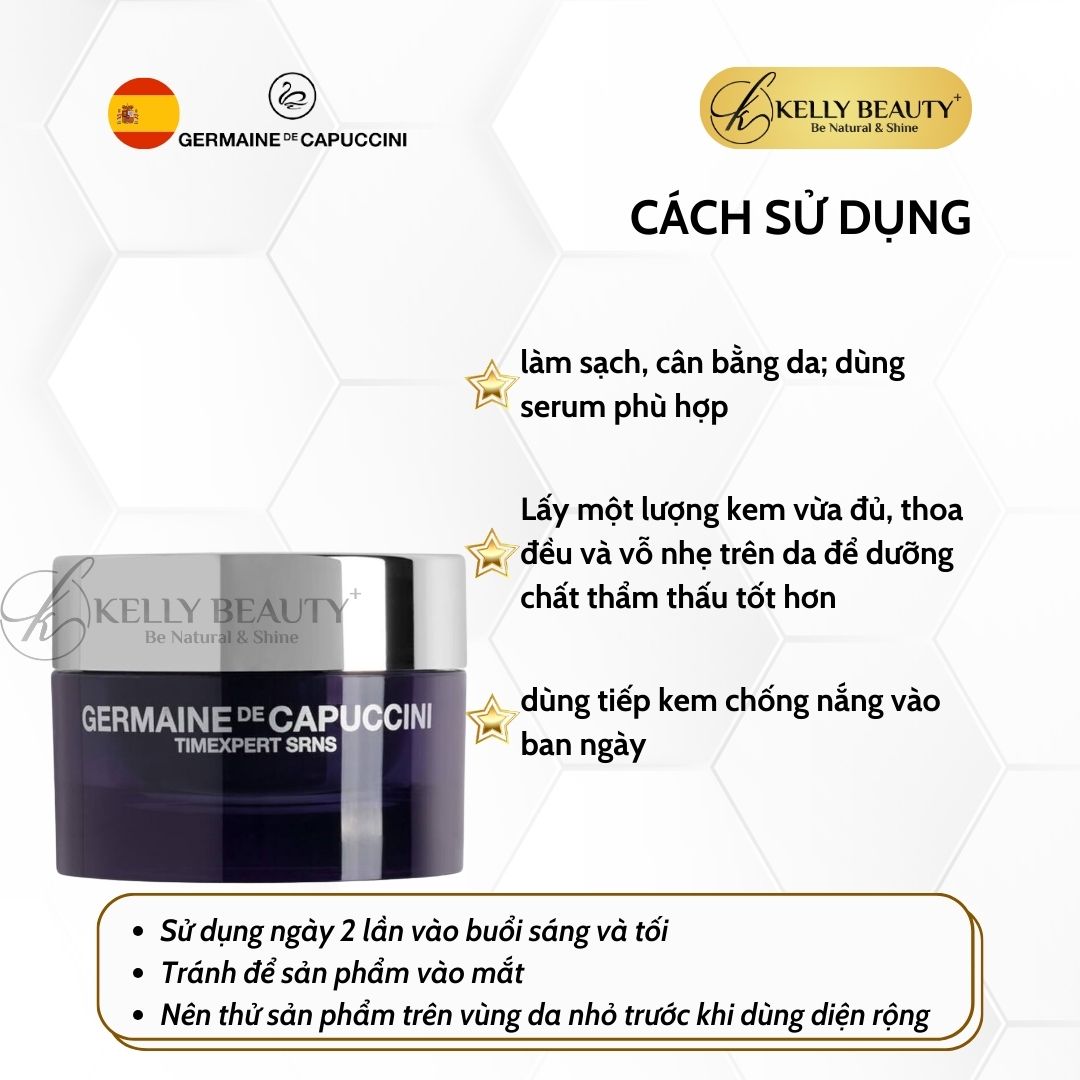 Kem Chống Lão Hóa Da Timexpert SRNS Intensive Recovery Cream - Germaine de Capuccini | Kelly Beauty