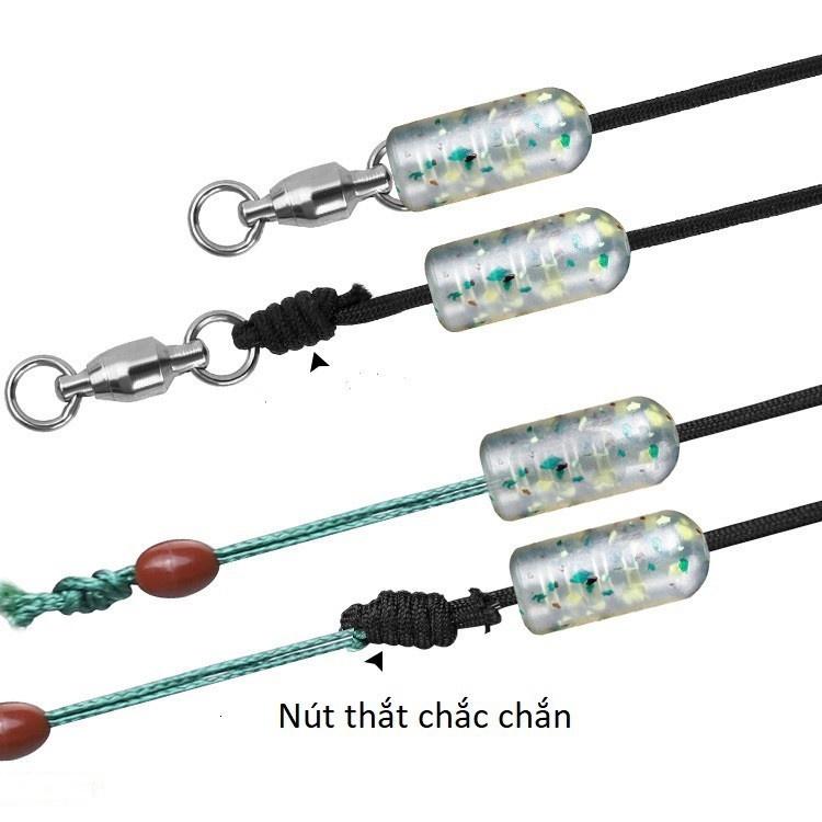 Trục Câu Đài Săn Hàng Quấn Sẵn Nylon Cao Cấp Chuyên Câu Cá Lớn Bọc Silicon Siêu Bền DC24